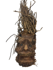 Bamboo Primitive Man Mask - Various Sizes