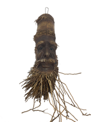 Bamboo Primitive Man Mask - Various Sizes