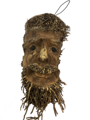 Bamboo Primitive Man Mask - Various Sizes